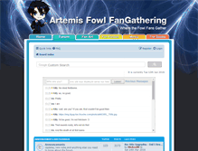 Tablet Screenshot of forum.fangathering.com